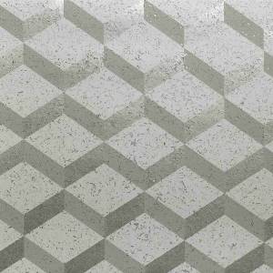Papier peint Printed Cork 3D Square
