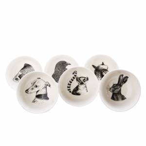 6 Snack Bowl animals