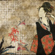 Panoramique sur mesure Geisha Graffiti non tissé