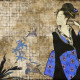 Panoramique sur mesure Geisha Graffiti non tissé