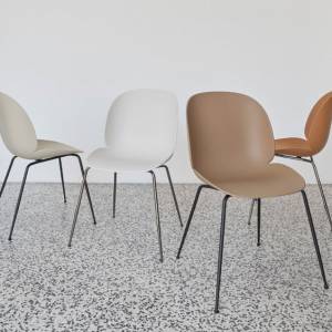 Chaise Beetle Dining Conic Chrome Base