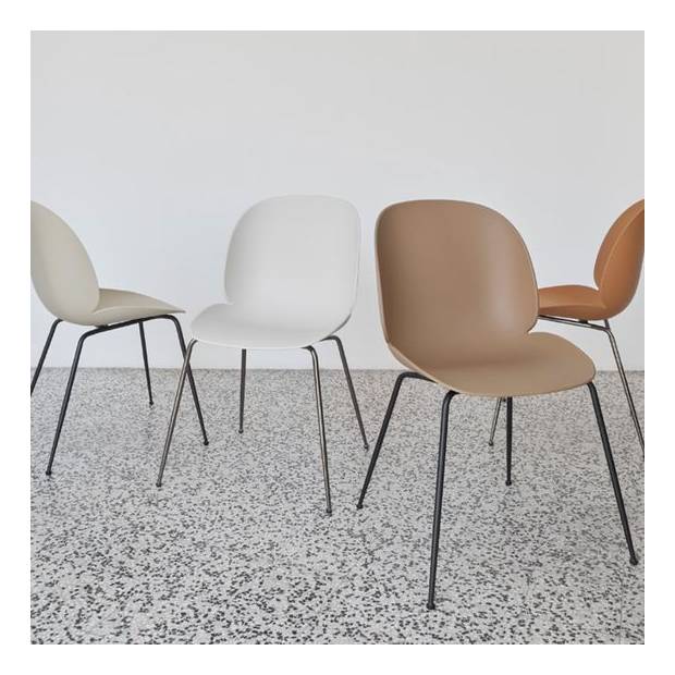 Chaise Beetle Dining Conic Chrome Base