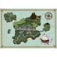 Papier Peint Treasure Map Vynil