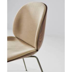 Chaise Beetle Dining Front Upholstered, Conic Base, Venner Shell