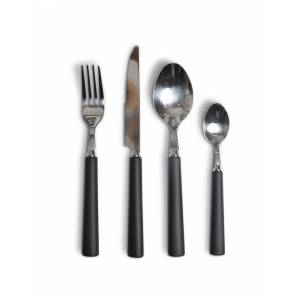 Set de 16 couverts Libre Noir