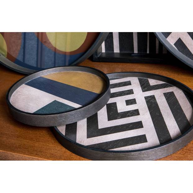 Mini plateau Chevron Graphite