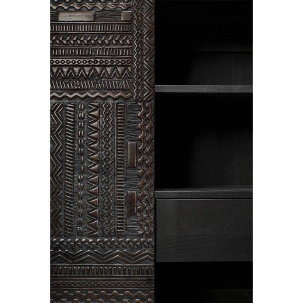 Armoire Tabwa - 2 portes, 2 tiroirs