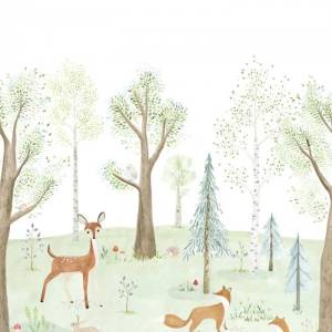 Panoramique The Enchanted Forest With Doe