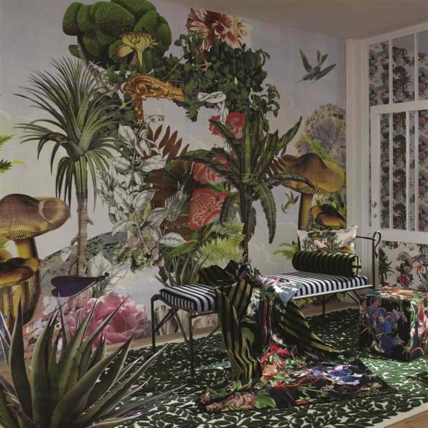 Tissus Orchids Fantasia Craft