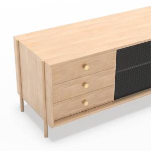 Buffet Chêne Gabin 162cm avec tiroirs