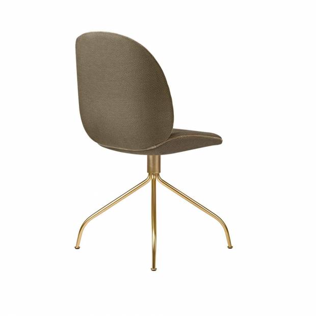 Chaise Beetle Dining Fully Upholstered Swivel Black Base