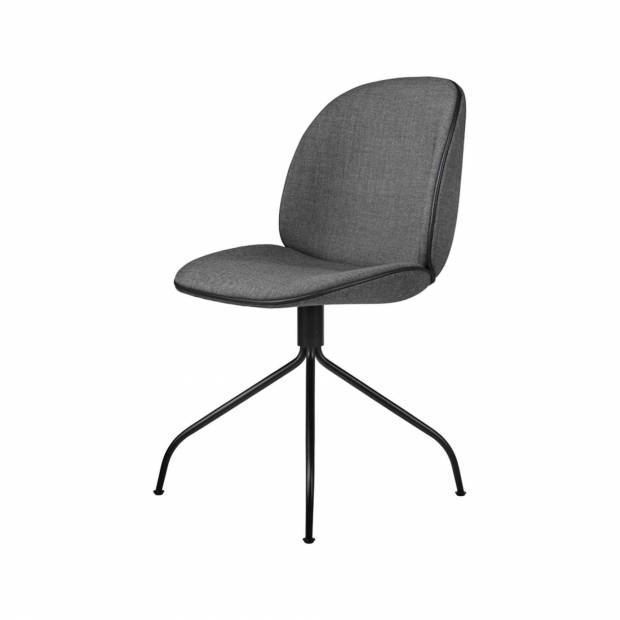 Chaise Beetle Dining Fully Upholstered Swivel Black Base