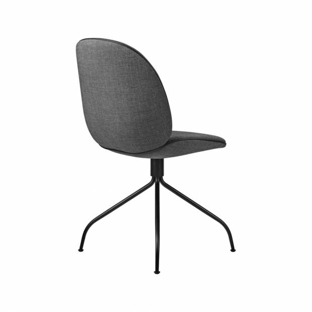 Chaise Beetle Dining Fully Upholstered Swivel Black Base