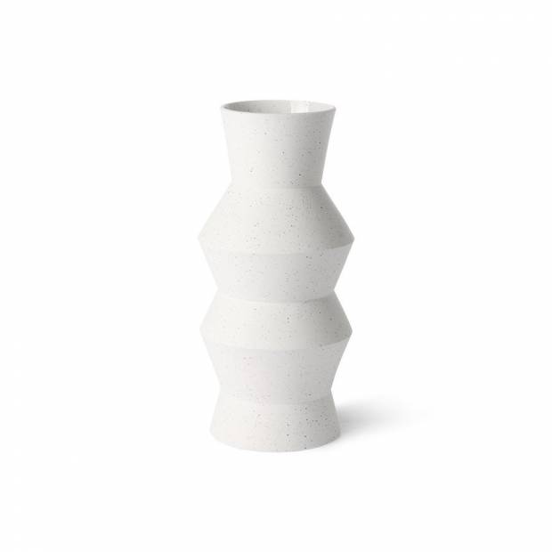 Vase Speckled Clay Angular pm