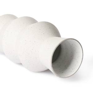 Vase Speckled Clay Angular pm