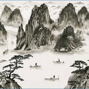 Papier peint Sumi