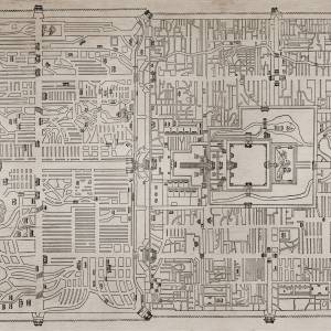 Papier peint Old Beiging Map