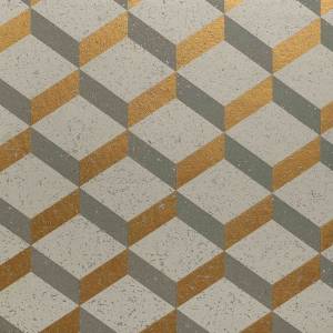 Papier peint Printed Cork 3D Square
