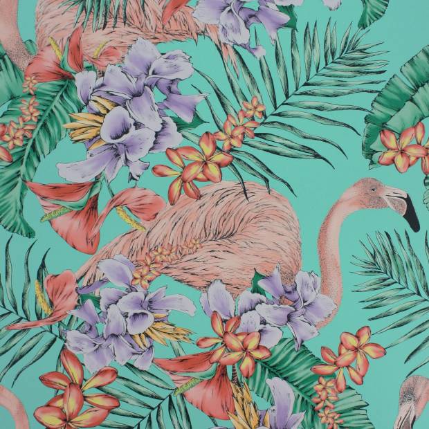 Papier peint Flamingo Club