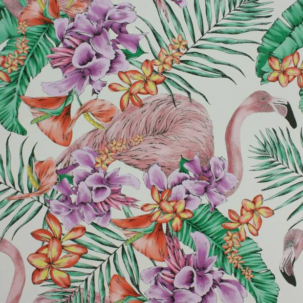 Papier peint Flamingo Club
